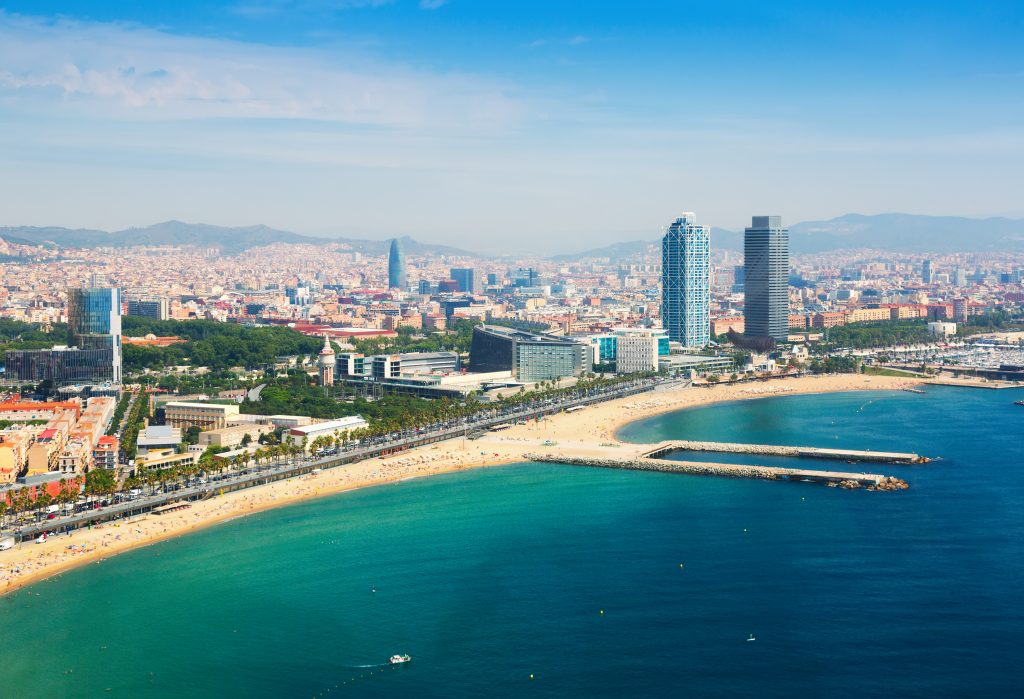 Barcelona vista desde el aire